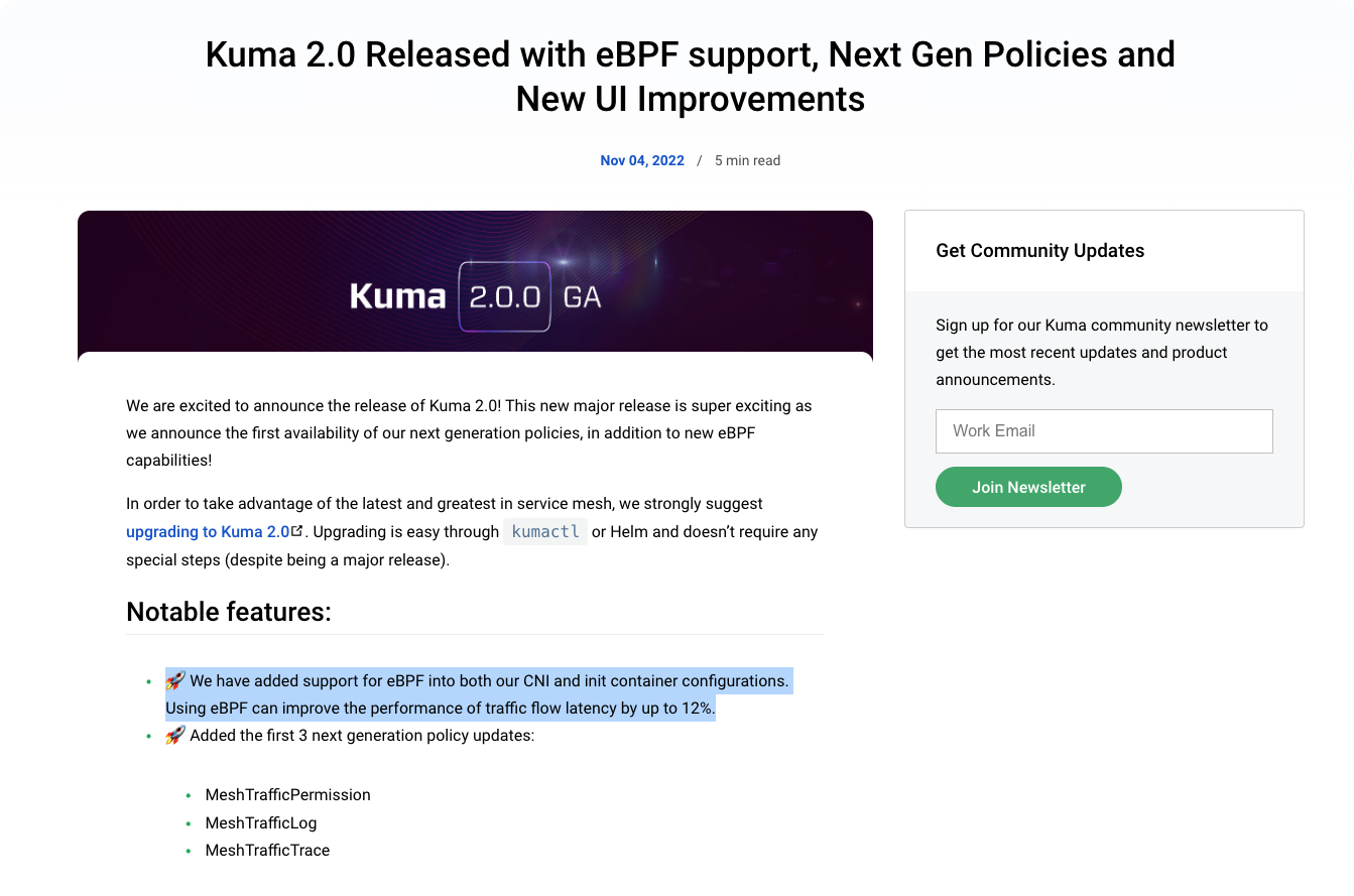 Kuma 2.0 release preview